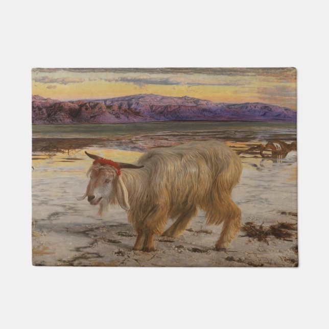 Der Scapegoat (von William Holman Hunt) Fußmatte (Vorderseite)