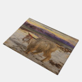 Der Scapegoat (von William Holman Hunt) Fußmatte (Schrägansicht)