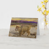 Der Scapegoat von William Holman Hunt Karte (Gelbe Blume)