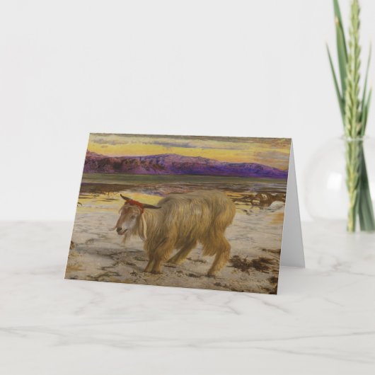 Der Scapegoat von William Holman Hunt Karte (Vorderseite)