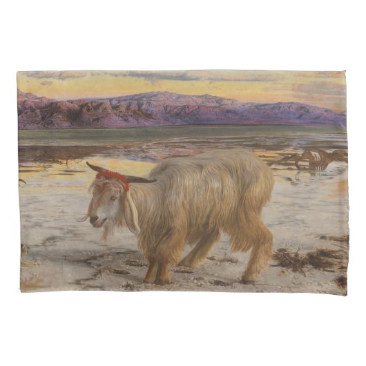 Der Scapegoat (von William Holman Hunt) Kissenbezug (Vorderseite-Links)