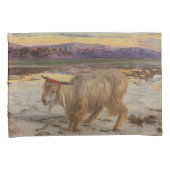 Der Scapegoat (von William Holman Hunt) Kissenbezug (Vorderseite-Rechts)