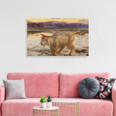 Der Scapegoat (von William Holman Hunt) Leinwanddruck (Insitu (Wohnzimmer))