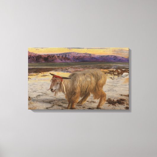 Der Scapegoat (von William Holman Hunt) Leinwanddruck (Vorderseite)