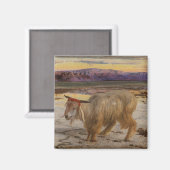 Der Scapegoat (von William Holman Hunt) Magnet (Vorderseite/Rückseite)