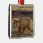 Der Scapegoat (von William Holman Hunt) Ornament Aus Metall (Rechts)