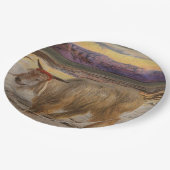 Der Scapegoat (von William Holman Hunt) Pappteller (Schrägansicht)