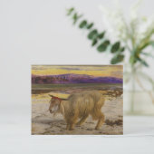 Der Scapegoat von William Holman Hunt Postkarte (Stehend Vorderseite)