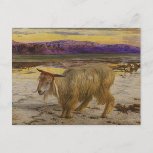 Der Scapegoat von William Holman Hunt Postkarte