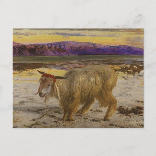 Der Scapegoat von William Holman Hunt Postkarte (Vorderseite)