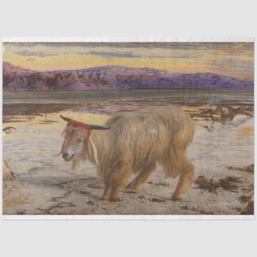 Der Scapegoat (von William Holman Hunt) Seidenpapier (Vorderseite)