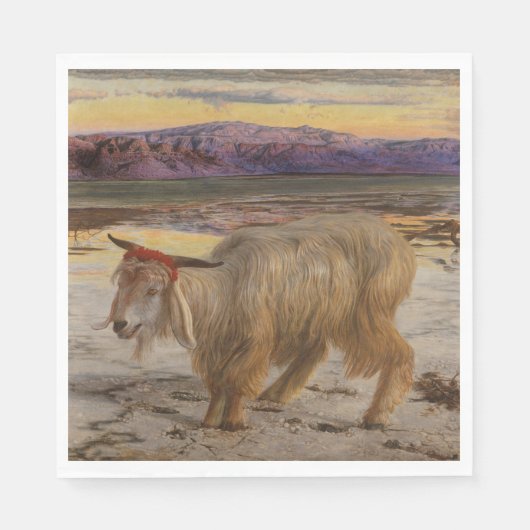 Der Scapegoat (von William Holman Hunt) Serviette (Vorderseite)