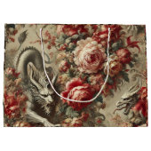 Der Scarlet Thicket - gotisches Mythisches Design Große Geschenktüte (Rückseite)