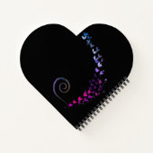 Der Scent der Rose Herzform Notizblock (Rückseite)