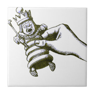 Der Schachkönig Tenniel Fliese