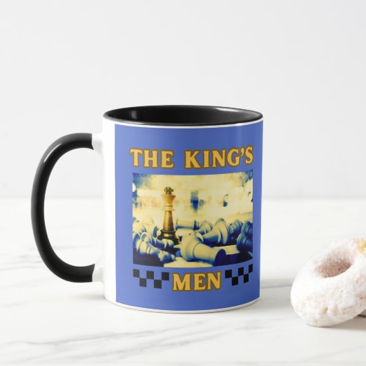Der Schachspieler des Königs Tasse (Mit Donut)