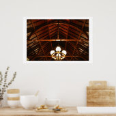 Der Schädel der Kirche Poster (Küche)