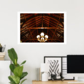 Der Schädel der Kirche Poster (Heimbüro)