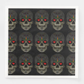 Der Schädel der Liebe Serviette (Vorderseite)