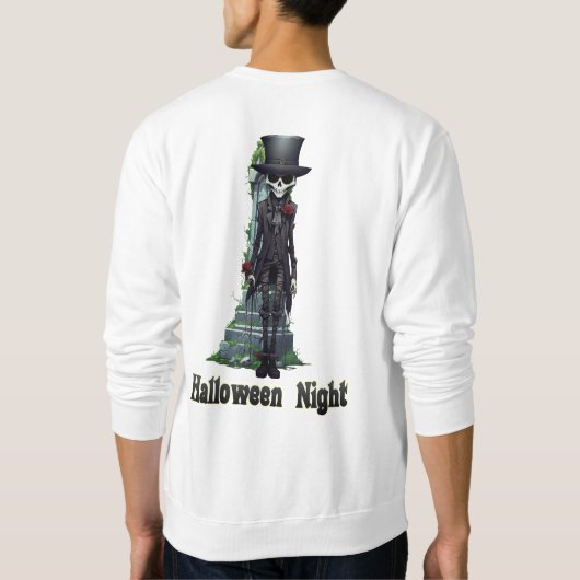 Der Schädel der Rose Sweatshirt (Rückseite)