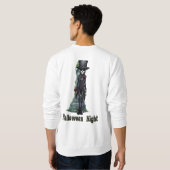 Der Schädel der Rose Sweatshirt (Schwarz voll)
