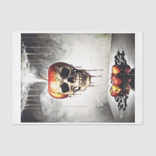 Der Schädel des ursprünglichen Sins Seidenpapier (Vorderseite)