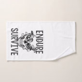 Der Schädel mit den Pilzen erlangen und überleben Handtuch (Handtuch)