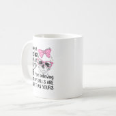 Der Schädel mit Vagina hält mich nicht davon ab, d Kaffeetasse (Vorderseite Links)