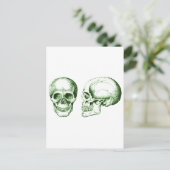 Der Schädel Postkarte (Stehend Vorderseite)