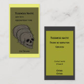 Der Schädel - Terminkarte (Vorne/Hinten)