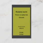 Der Schädel - Terminkarte (Rückseite)