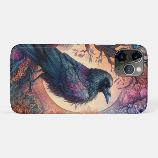 Der Schädelbaum des Lebens Mandala Pagan Case-Mate iPhone Hülle (Rückseite (Horizontal))