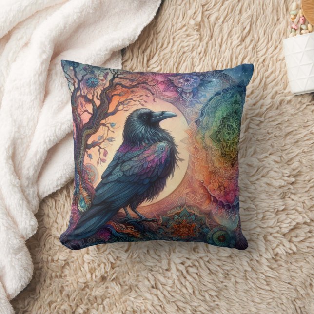 Der Schädelbaum des Lebens Mandala Pagan Kissen (Decke)