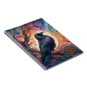 Der Schädelbaum des Lebens Mandala Pagan Notizblock (Rechte Seite)