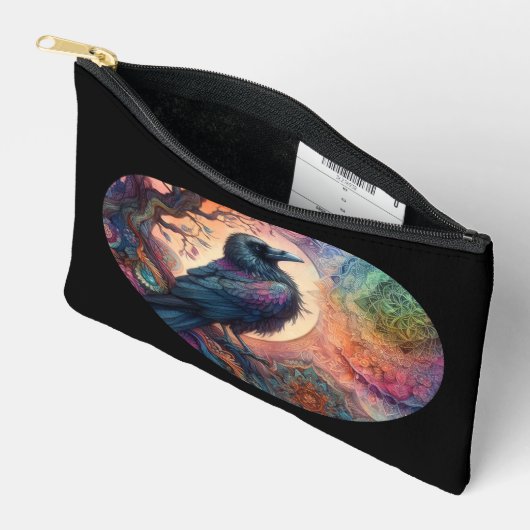 Der Schädelbaum des Lebens Mandala Pagan Zubehörtasche (Offen)