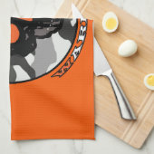 Der Schädelkrieger Geschirrtuch (Viertel Falte)