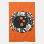 Der Schädelkrieger Geschirrtuch (Vertikal)