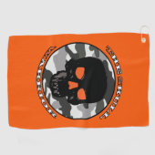 Der Schädelkrieger Golfhandtuch (Horizontal)