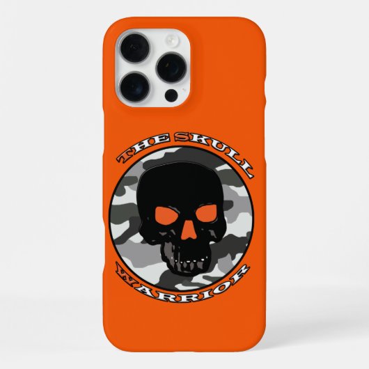 Der Schädelkrieger iPhone Hülle (Rückseite)