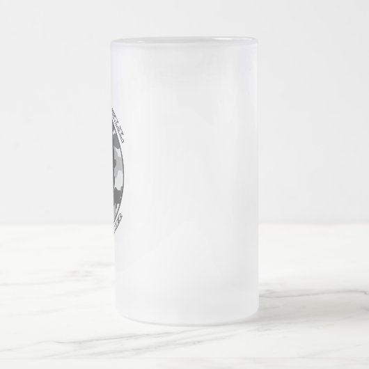 Der Schädelkrieger Mattglas Bierglas (Mittel)