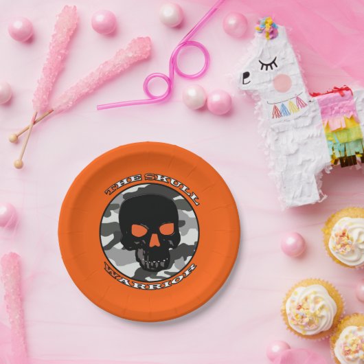 Der Schädelkrieger Pappteller (Party)