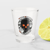 Der Schädelkrieger Schnapsglas (Vorderseite)