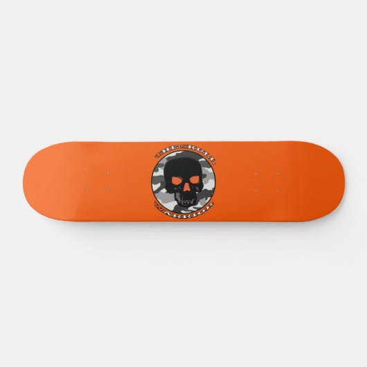 Der Schädelkrieger Skateboard (Horizontal)