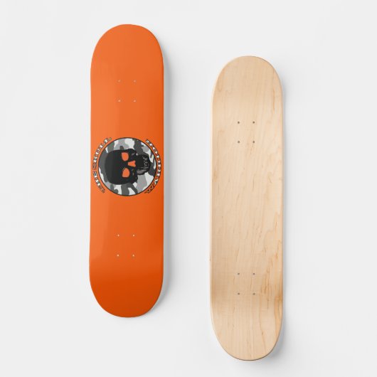 Der Schädelkrieger Skateboard (Vorderseite)