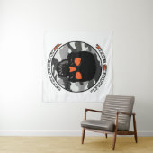 Der Schädelkrieger Wandteppich (Beispiel (Horizontal))