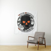 Der Schädelkrieger Wandteppich (Beispiel)