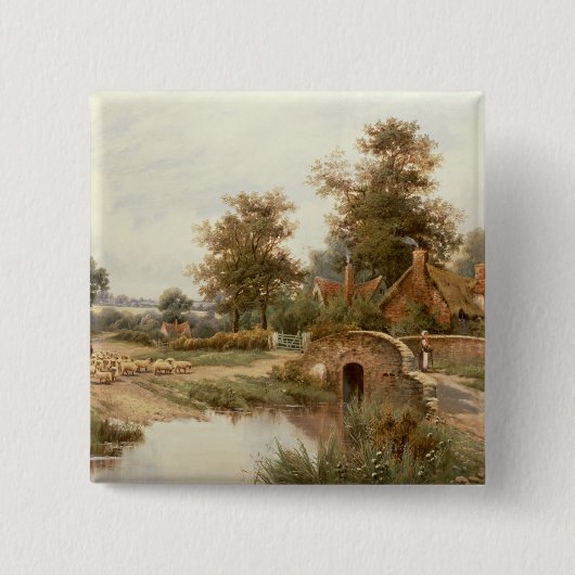 Der Schaf-Viehhändler Button (Vorderseite)