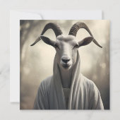Der Schäfer der Ziege, Dankeskarte (Rückseite)
