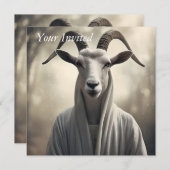 Der Schäfer der Ziege, Einladung (Vorne/Hinten)