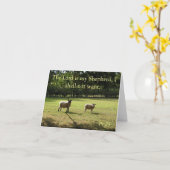 Der Schäfer hört zu!.. Karte (Gelbe Blume)